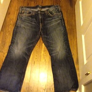 Men's Silver Jeans Craig